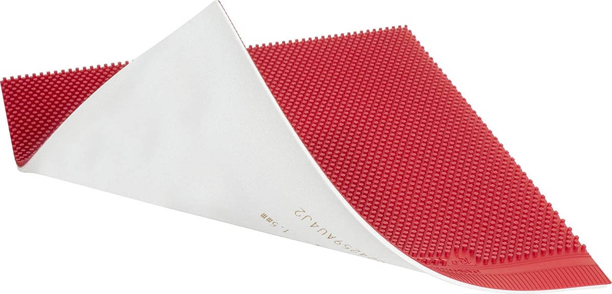 Butterfly Feint Soft Long Pips Rubber: Close-up of White Sponge